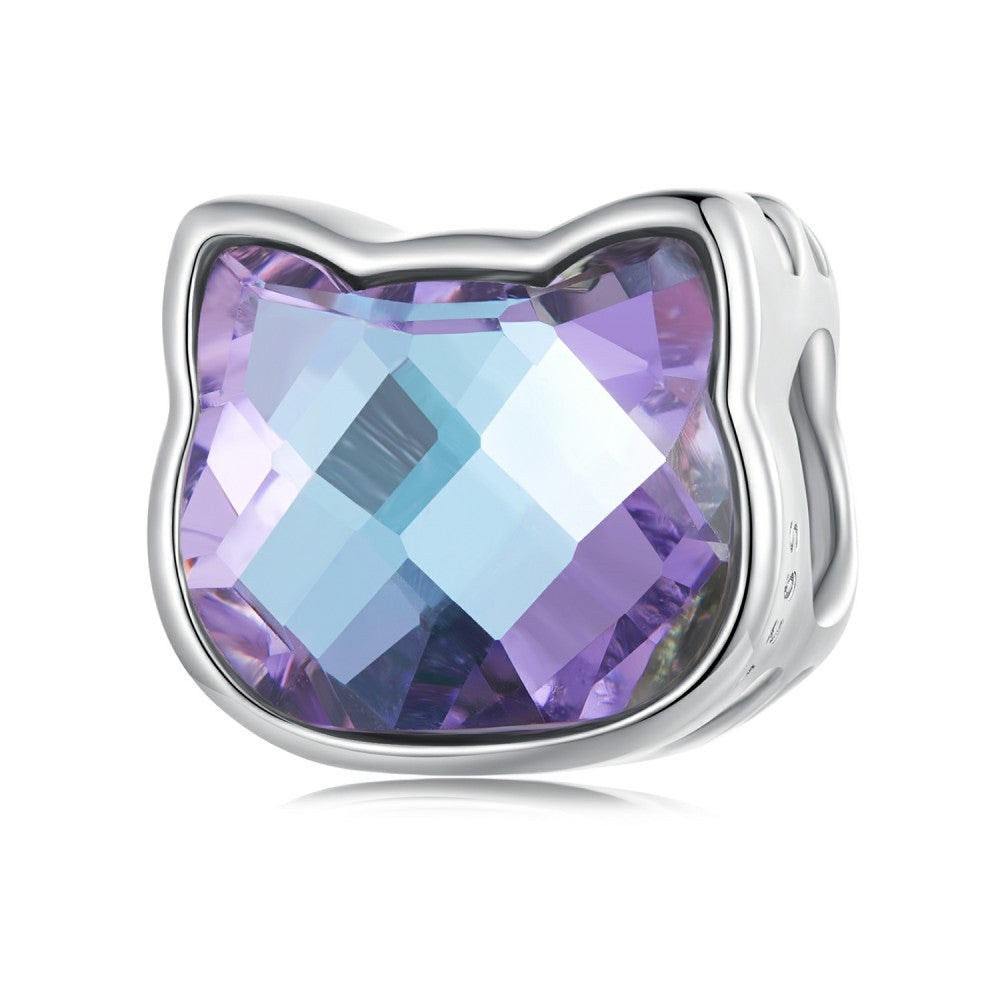 cat colorful charm 925 sterling silver gifts for pet lover xs2099