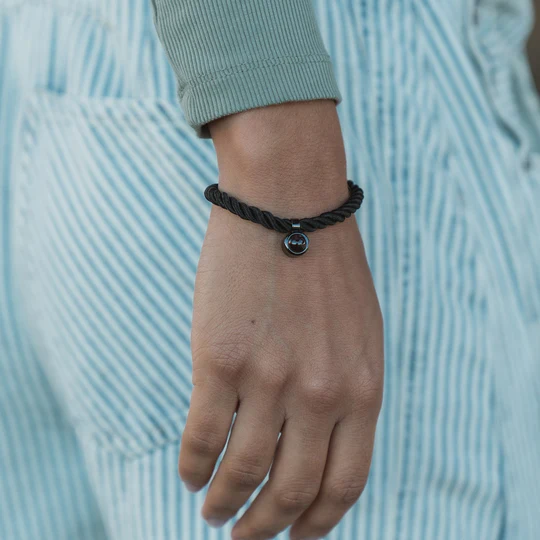 Bracciale Personalizzato Con Foto A Cerchio In Corda Bracciale Con Proiezione Personalizzata Regalo Di Natale Per Il Marito - soufeelit