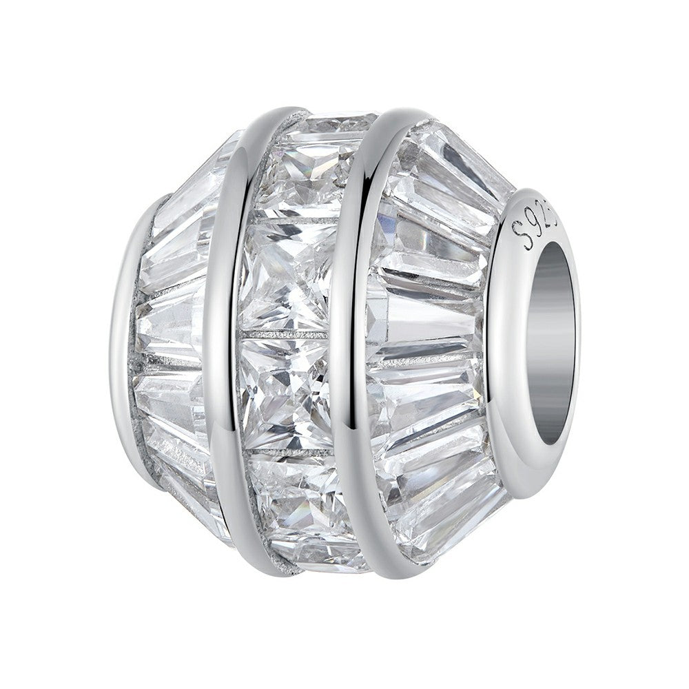 lucky little waist white zircon charm 925 sterling silver xs2069