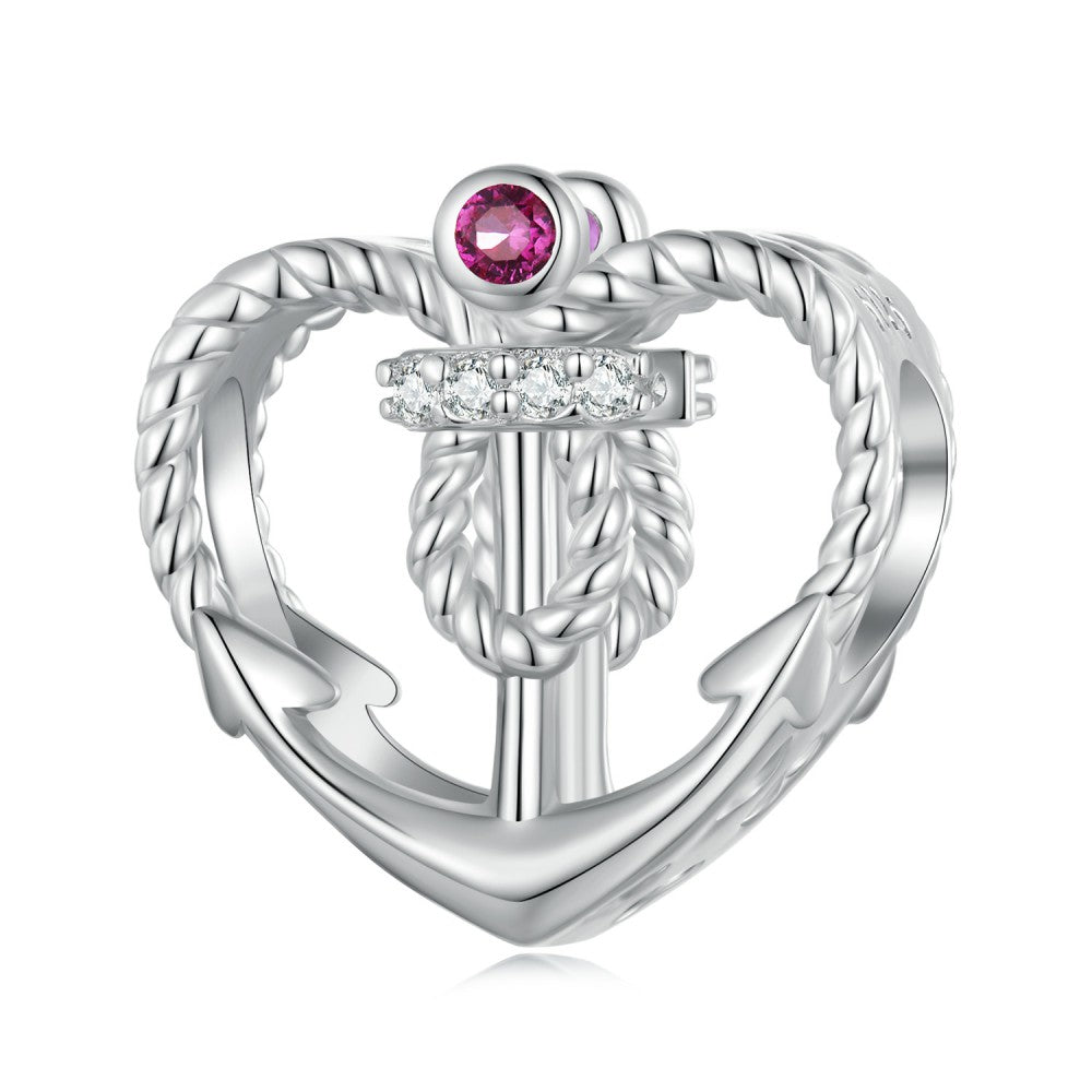 love anchor charm 925 sterling silver xs2109