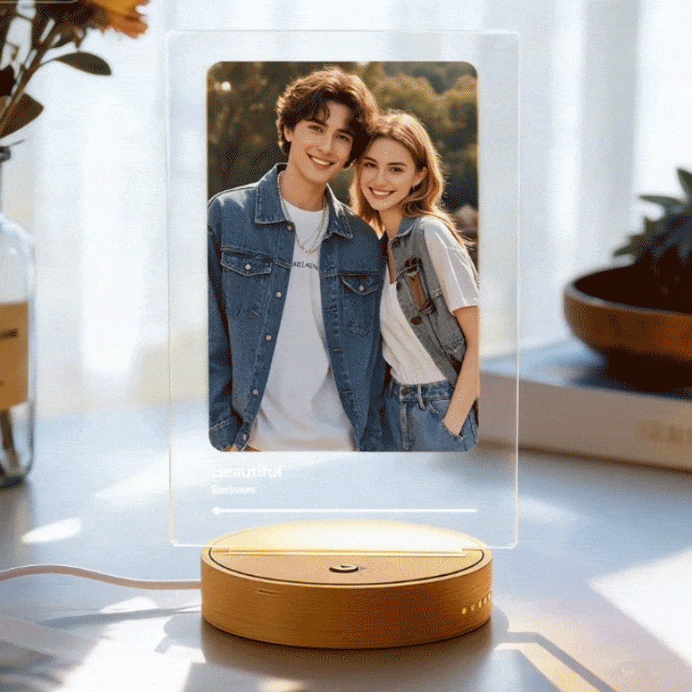 Wanapix | Placca 3D Luminosa Personalizzata con Foto e Testo | Placca 3D | Regalo Originale per Anniversario/San Valentino| Cavetto USB Incluso | Luce LED Bianca | Cuore | 100% Personalizzato Wanapix | Placca 3D Luminosa Personalizzata con Foto e Testo | Placca 3D | Regalo Originale per Anniversario/San Valentino| Cavetto USB Incluso | Luce LED Bianca | Cuore | 100% Personalizzato