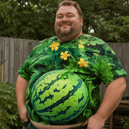 Divertente T-shirt Da Uomo Con Grafica Di Anguria, Maglietta Estiva Con Stampa Di Frutta - soufeelit