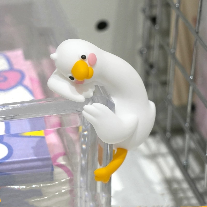 Simpatico Monitor Di Paperella Pigra, Figurina Decorativa, Divertente, Regalo Per La Scrivania - soufeelit