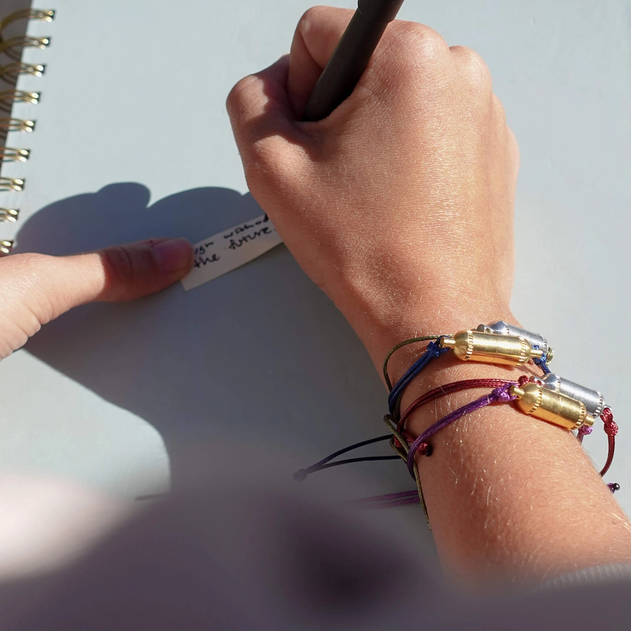 Braccialetto Con Cordino A Capsula, Gioielli Con Messaggio Nascosto, Bracciale Con Messaggio Segreto, Capsula Di Intenzione - soufeelit