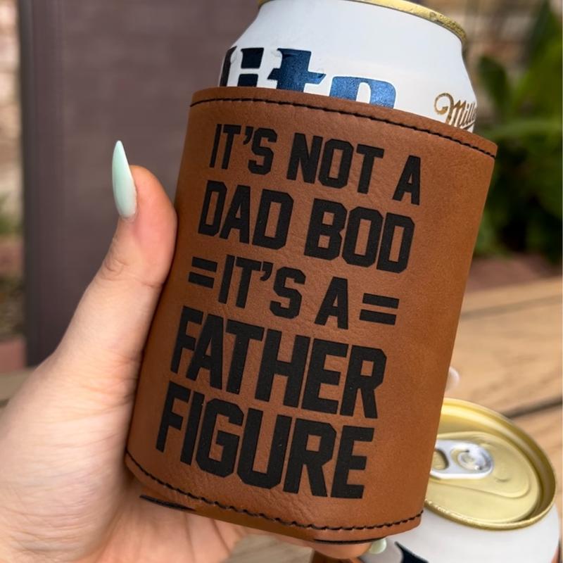 Papà Può Raffreddare Regalo Inciso Per Lui Divertente Regalo Per La Festa Del Papà Divertente Regalo Per Il Nuovo Papà Similpelle Lattine Incise Utensili Bottiglie Per Bevande Bicchieri Elegante Fatto A Mano Tazza Raffreddatore