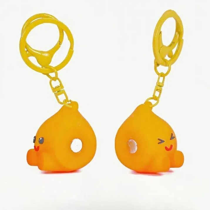 Portachiavi Magnetico Little Fire Man Con Ciondolo Per Zaino E Elemento Di Fuoco, Portachiavi Per Coppia - soufeelit