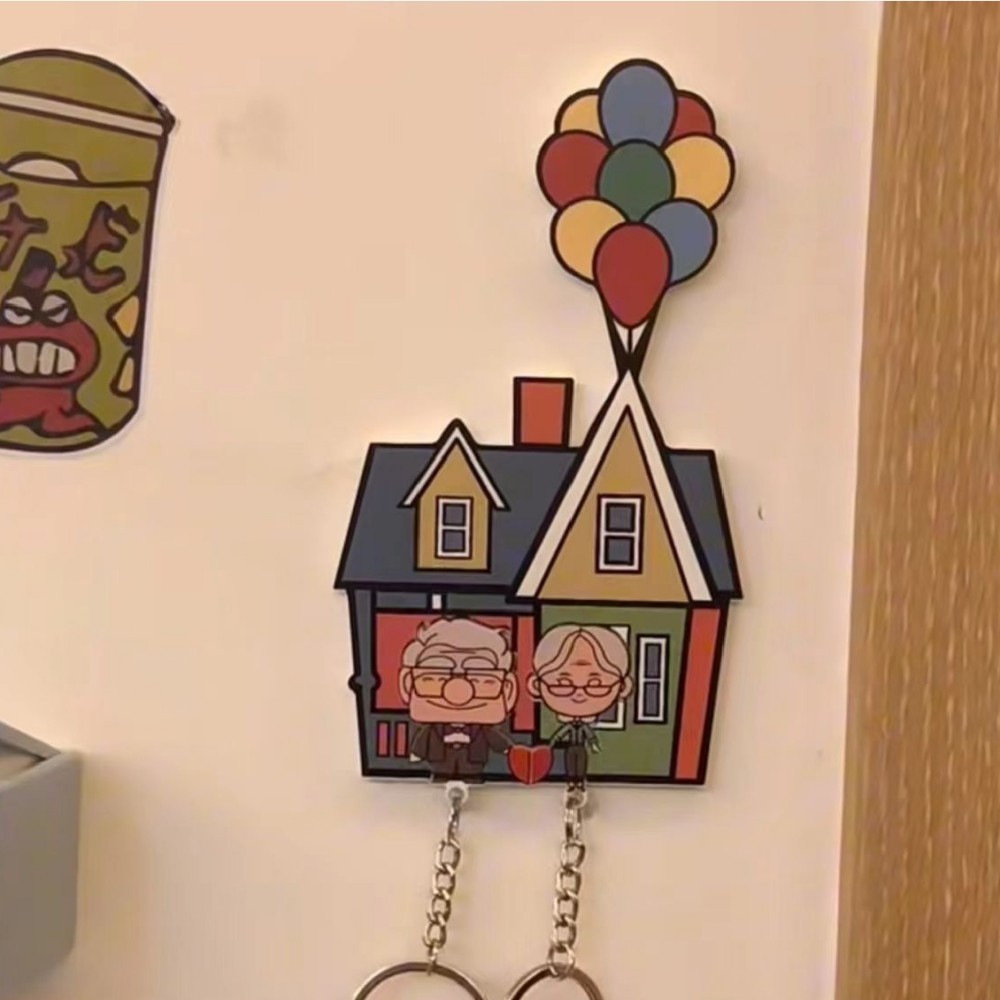 Porta-chaves Rack De Chaves Filme Inspirado Chaveiros Relacionados Balão Colorido Casa Decoração De Parede Bonito Casal Chaves Presente De Casa - soufeelbr