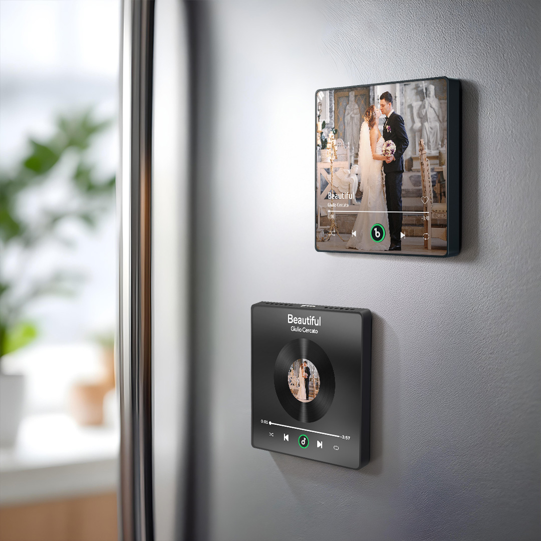 Ímã De Geladeira De Música Personalizada Novo 4.0 Atualização Com Moldura Colorida Álbum De Geladeira Ímã De Geladeira Com Foto De Parede De Música Movimento Musical Que Pode Ser Reproduzido Presente De Casamento - soufeelbr