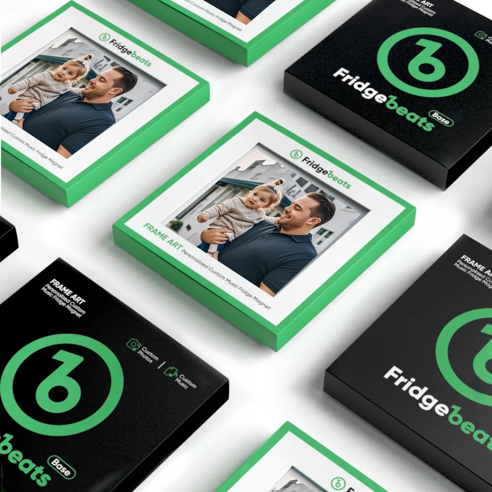 Novo Ímã De Geladeira Personalizado Com Música Atualizada 5.0, Pode Reproduzir Músicas E Ajustar O Volume, Suporta De 1 A 6 Músicas, Presentes Para O Dia Dos Pais - soufeelbr