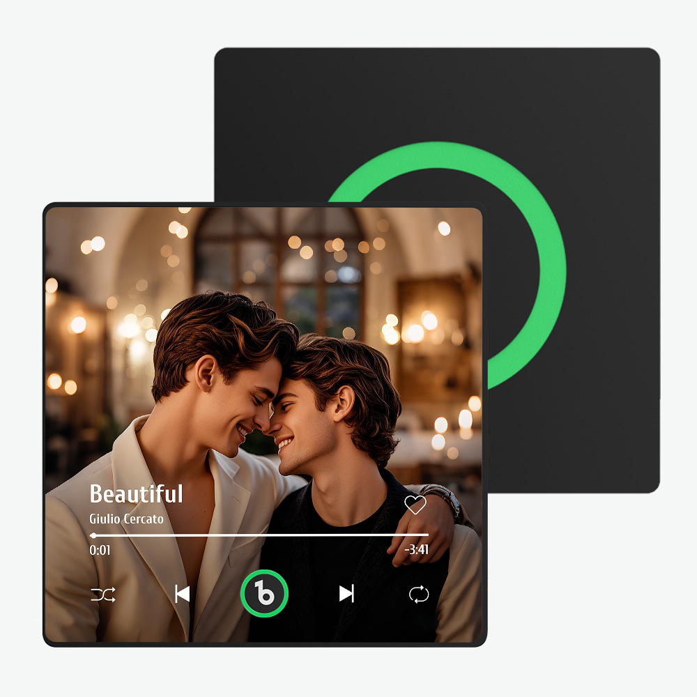 Ímã De Geladeira Musical Personalizado, Novo, Atualização 4.0, Moldura Colorida, Álbum, Ímã De Geladeira, Adesivo De Parede Com Foto, Movimento Musical Que Pode Ser Tocado, Presente Do Orgulho Lgbt Para Ele - soufeelbr