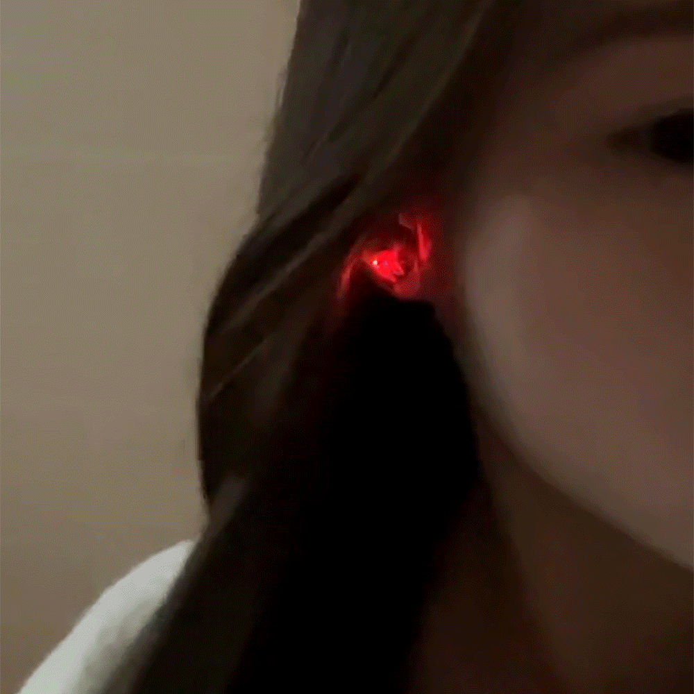 Brincos Luminosos Coloridos De Led Piscando Acessórios Iluminados Para Festa