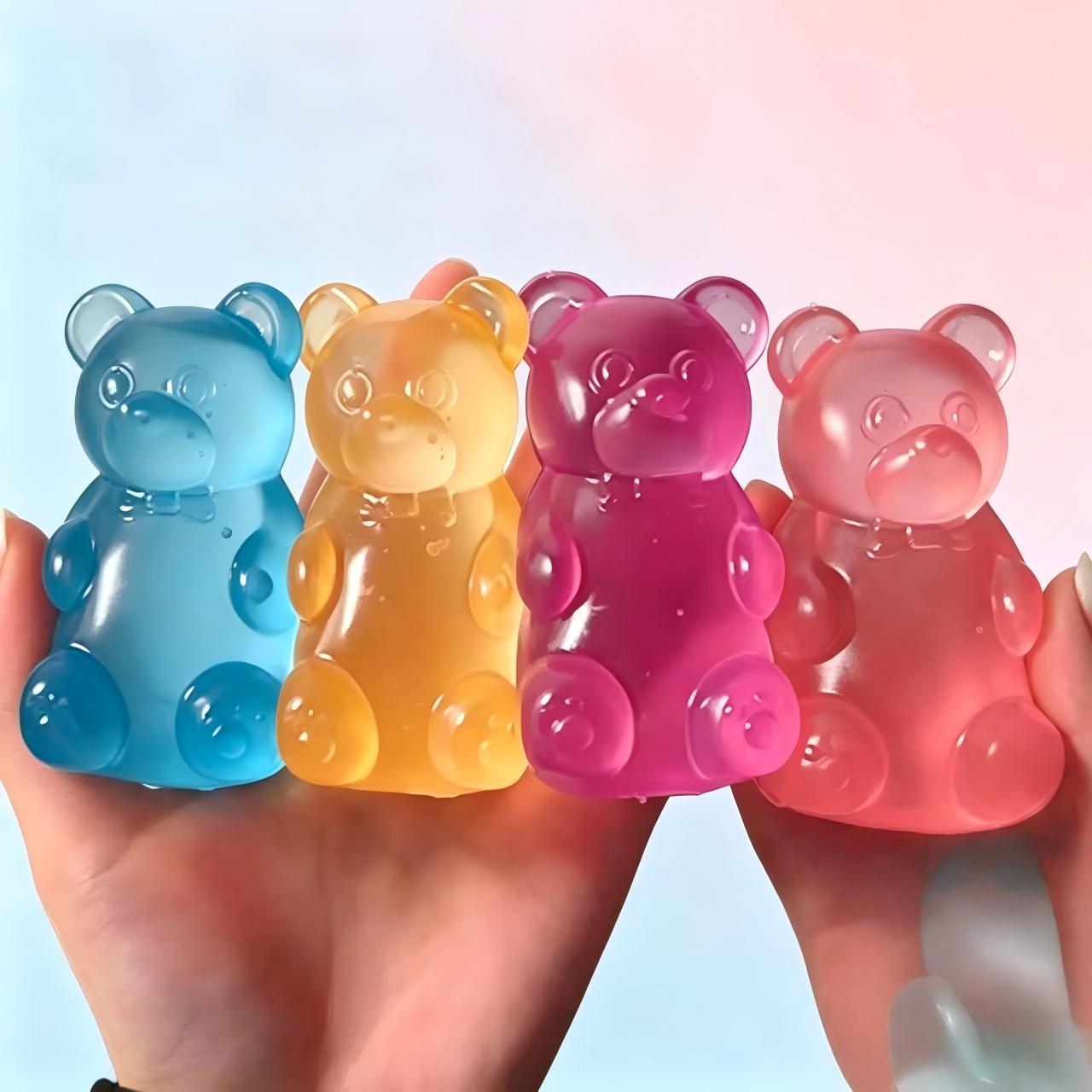Urso De Marshmallow Fofo Para Apertar – Urso Kawaii Macio E Fofinho, Brinquedo Anti-Stress, Presente Divertido E Original Para Crianças E Adultos - soufeelbr