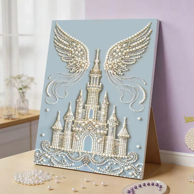 Kit De Pintura Com Pérolas 'faça Você Mesmo' Com Conjunto De Artesanato Para Iniciantes E Moldura. Arte Elegante Com Miçangas, Presente Perfeito Para Família, Amigos E Para Você Mesmo. - soufeelbr