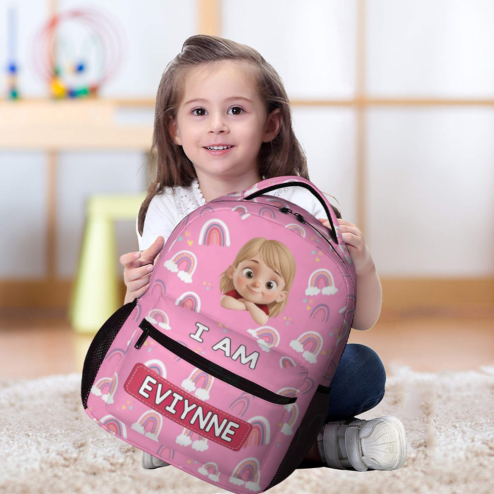 Mochila Infantil Personalizada Mochila Personalizada Com Nome Um Bom Presente De Volta Às Aulas Para Crianças - soufeelbr