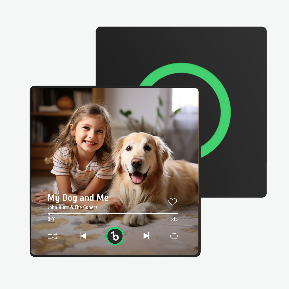 Ímã De Geladeira De Música Personalizada Novo 4.0 Atualização Com Moldura Colorida Álbum De Geladeira Ímã De Geladeira Com Foto De Parede De Música Movimento Musical Que Pode Ser Tocado Como Presente Para Amantes De Animais De Estimação - soufeelbr