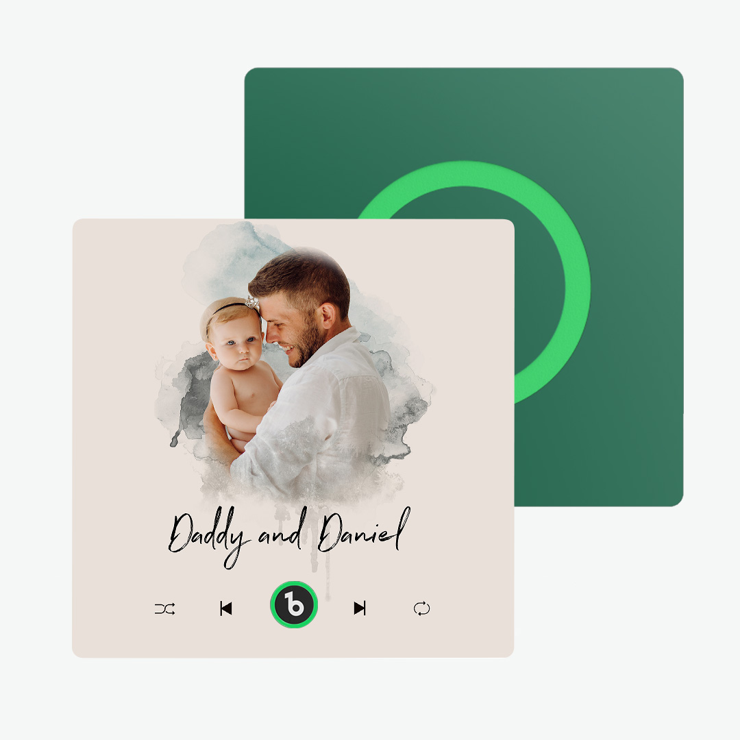 Adesivo De Geladeira Com Música Personalizada, Adesivo Em Aquarela Com Foto, Novo 4.0, Atualização, Música, Parede, Foto, Que Toca Música Sem Telefone Celular, Presentes Para Casal - soufeelbr