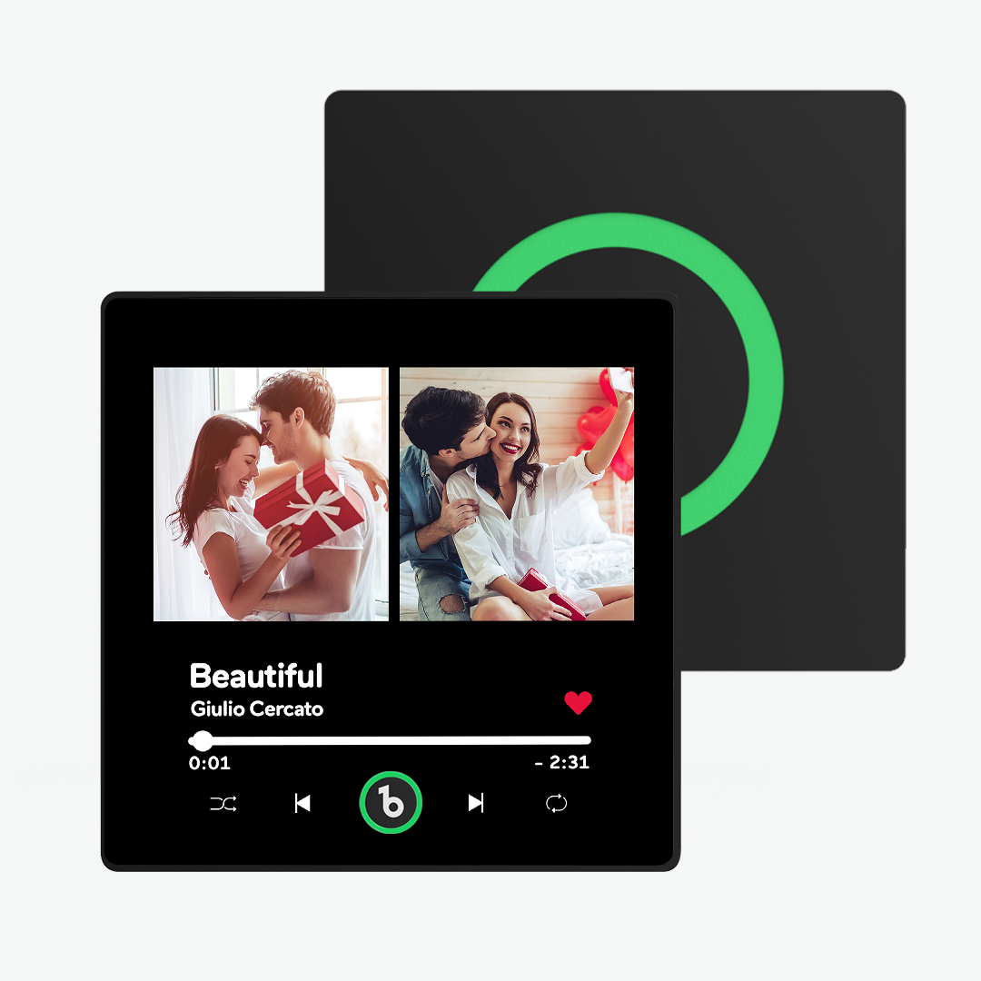 Ímã De Geladeira Com Música Personalizada, 2 Fotos, Novo 4.0, Atualização, Múltiplas Fotos, Ímã De Geladeira, Pode Reproduzir Músicas, Atualizado, Multicolorido