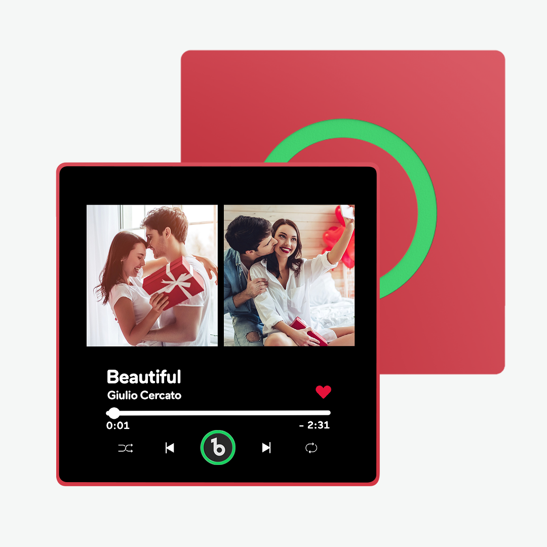 Ímã De Geladeira Com Música Personalizada, 2 Fotos, Novo 4.0, Atualização, Múltiplas Fotos, Ímã De Geladeira, Pode Reproduzir Músicas, Atualizado, Multicolorido