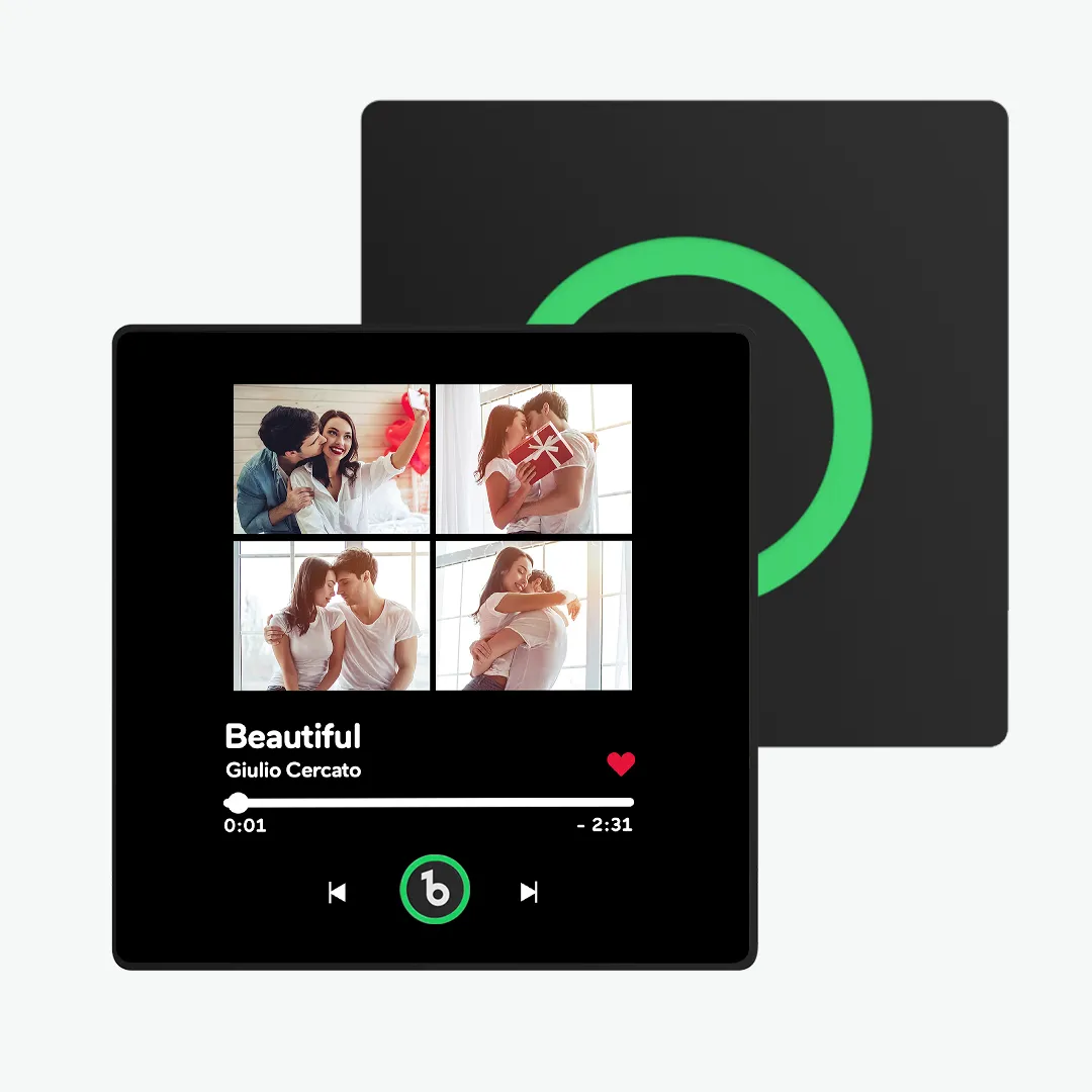 Ímã De Geladeira De Música Personalizado O Ímã De Geladeira De Fotos Múltiplas Personalizado Pode Reproduzir Músicas