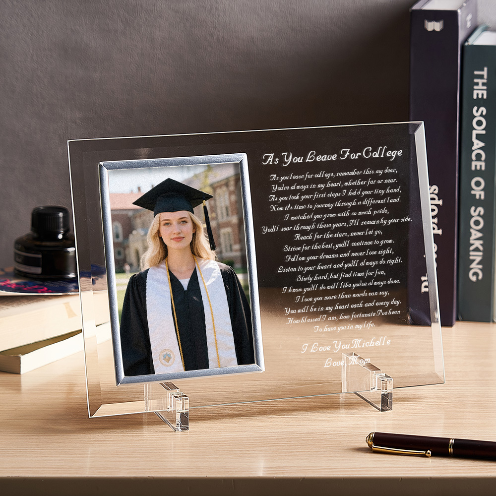 Moldura De Foto De Formatura Personalizada, Decorações De Poema De Formatura, Moldura De Reflexões Personalizadas, Presente De Formatura - soufeelbr