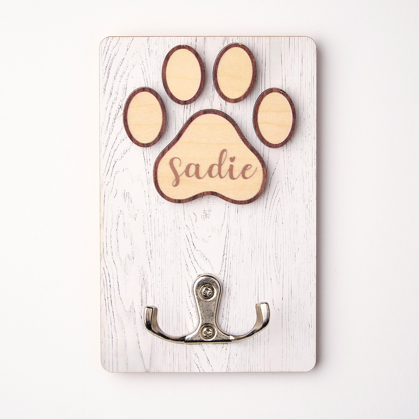 Suporte De Coleira De Cachorro Personalizado, Suporte De Coleira De Madeira Para Cachorro, Placa De Cachorro Feita À Mão, Armazenamento De Coleira, Placa De Madeira