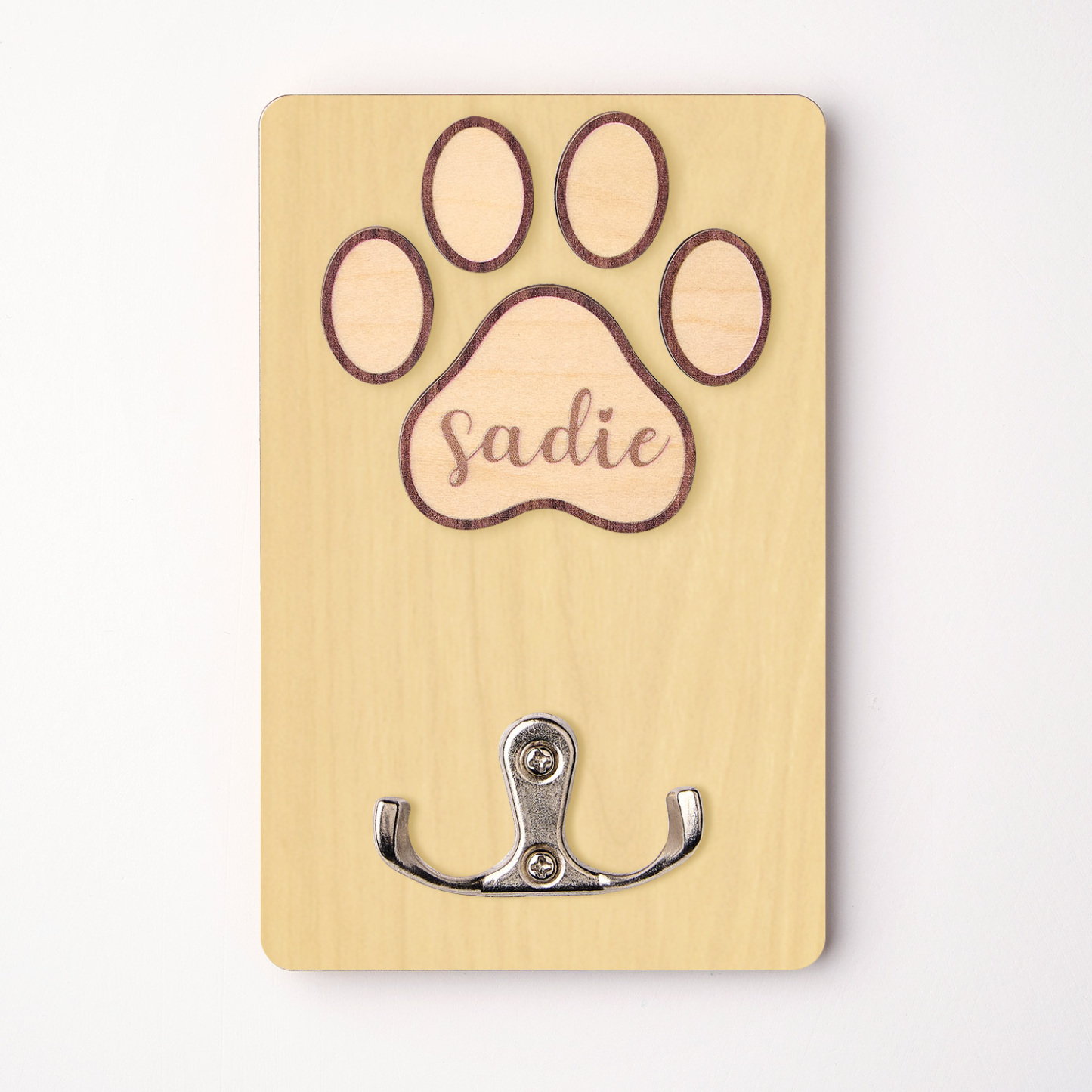 Suporte De Coleira De Cachorro Personalizado, Suporte De Coleira De Madeira Para Cachorro, Placa De Cachorro Feita À Mão, Armazenamento De Coleira, Placa De Madeira - soufeelbr