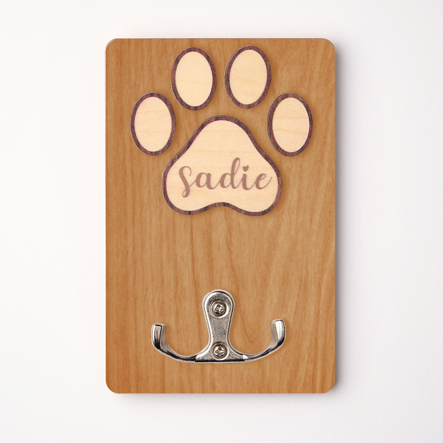 Suporte De Coleira De Cachorro Personalizado, Suporte De Coleira De Madeira Para Cachorro, Placa De Cachorro Feita À Mão, Armazenamento De Coleira, Placa De Madeira - soufeelbr