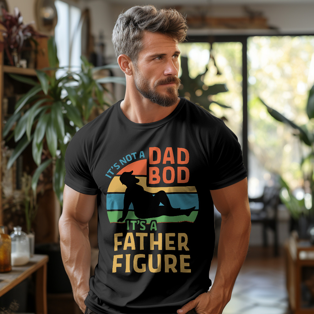 Camiseta Para O Dia Dos Pais, Camiseta Dad Bod, Presente Para O Dia Dos Pais - soufeelbr