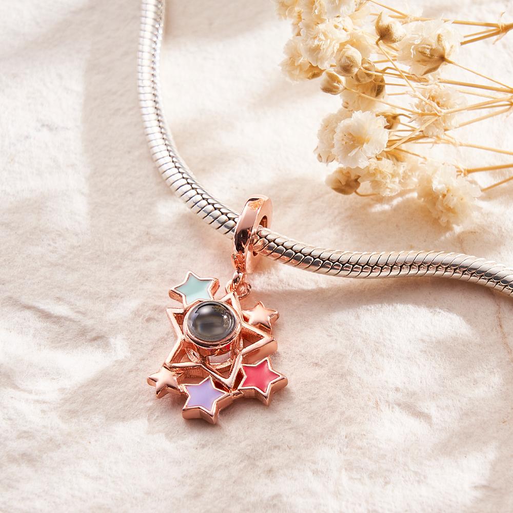 Presente Criativo De Cluster De Estrelas Com Pingente De Projeção Personalizado - soufeelbr