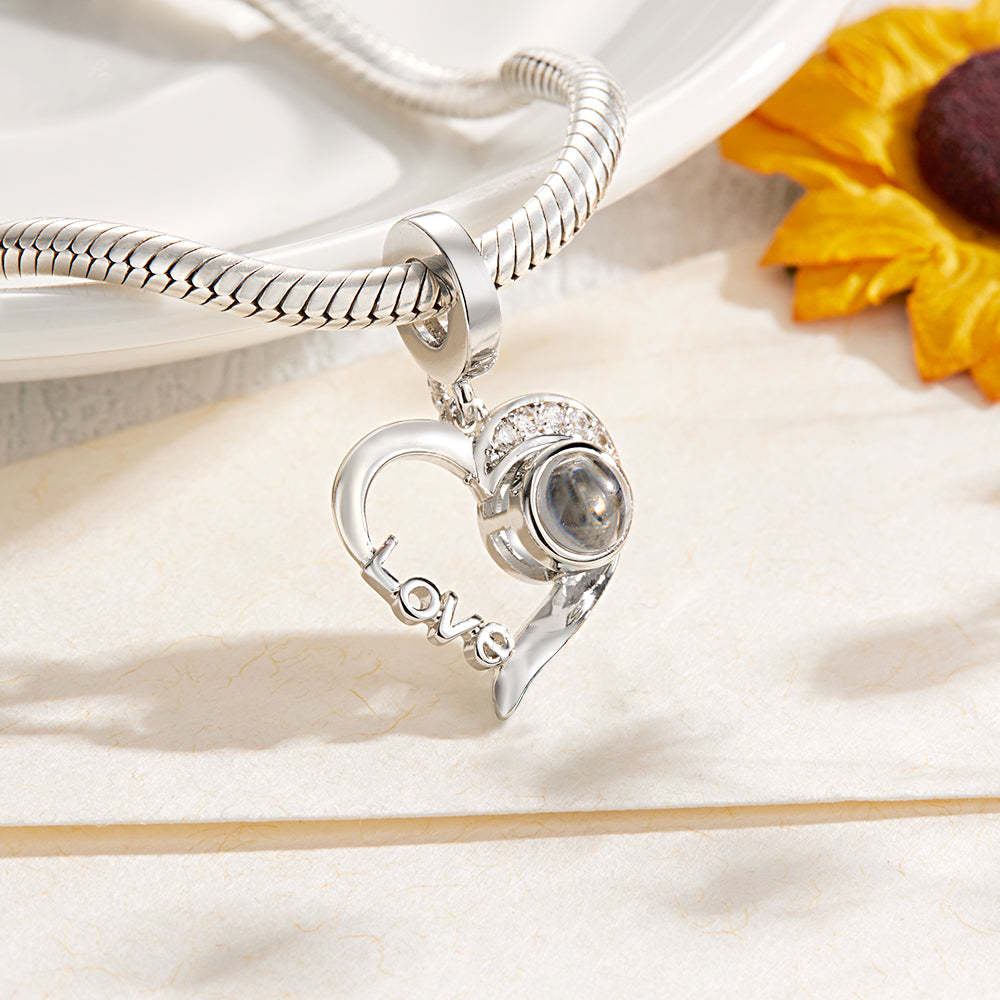 Amuleto De Projeção Personalizado Amor Coração Presente Exclusivo - soufeelbr