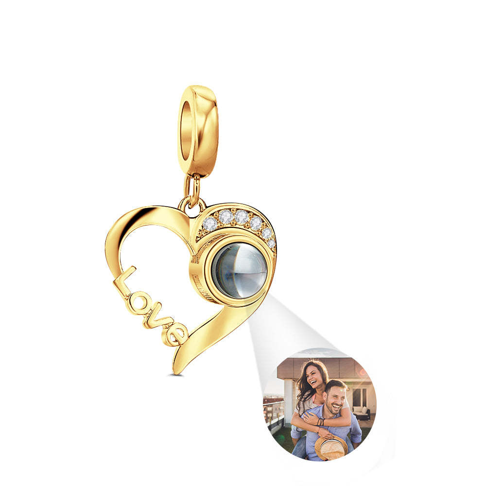 Amuleto De Projeção Personalizado Amor Coração Presente Exclusivo - soufeelbr