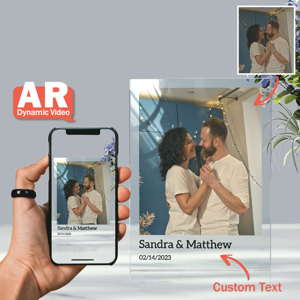 Moldura De Vídeo Personalizada 3d Ar Álbum De Vídeo Chaveiro Acrílico, Um Presente Fotográfico Exclusivo Para Registrar Belos Momentos Para Seus Entes Queridos - soufeelbr