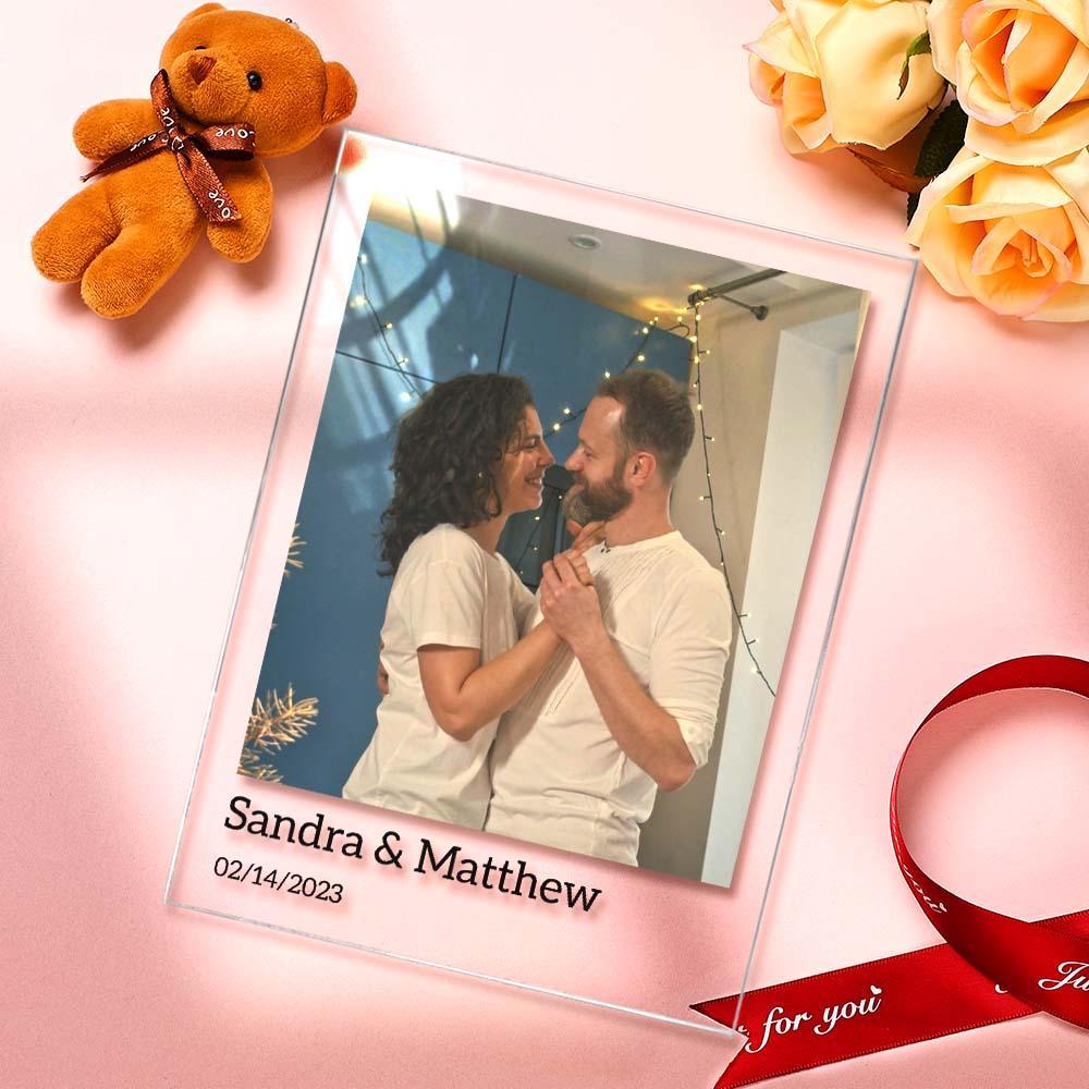 Moldura De Vídeo Personalizada 3d Ar Álbum De Vídeo Chaveiro Acrílico, Um Presente Fotográfico Exclusivo Para Registrar Belos Momentos Para Seus Entes Queridos - soufeelbr