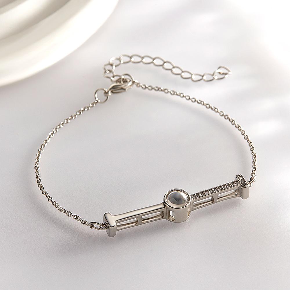 Pulseira De Projeção De Foto Personalizada, Presentes Simples De Aniversário Para Casal - soufeelbr