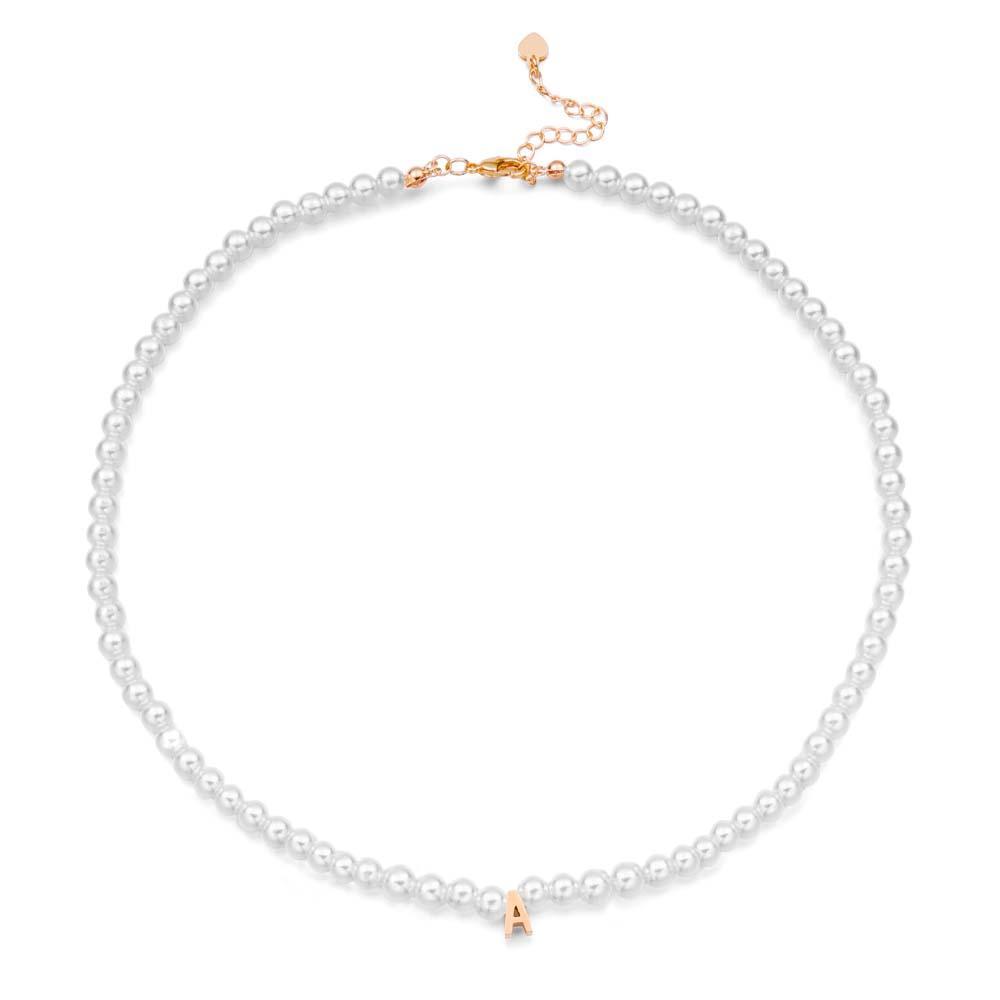 Colar De Pérolas Personalizado Com Nome Personalizado Para Ela - soufeelbr