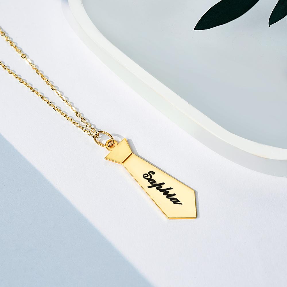 Colar Com Nome Personalizado, Presente Criativo E Engraçado Para O Pai - soufeelbr