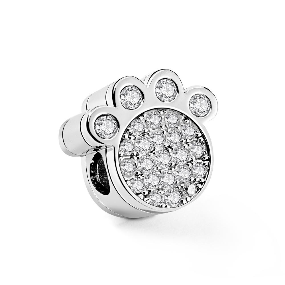 Charme De Foto De Pata Personalizado De Pulseira, Pingente De Imagem Personalizada, Conta De Foto De Animal De Estimação, Serve Para Pulseira, Colar, Presente De Aniversário - soufeelbr