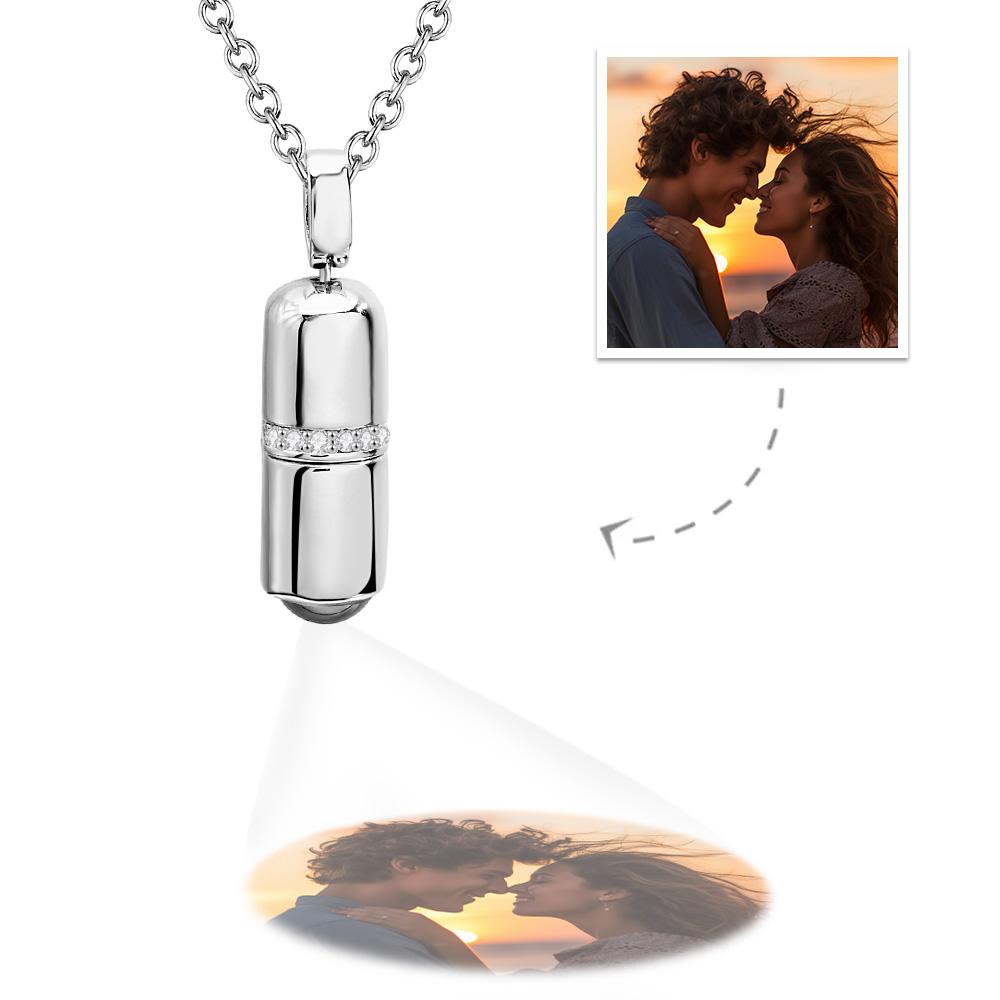 Colar De Projeção Personalizado, Pílulas Criativas, Presentes Para Casais - soufeelbr