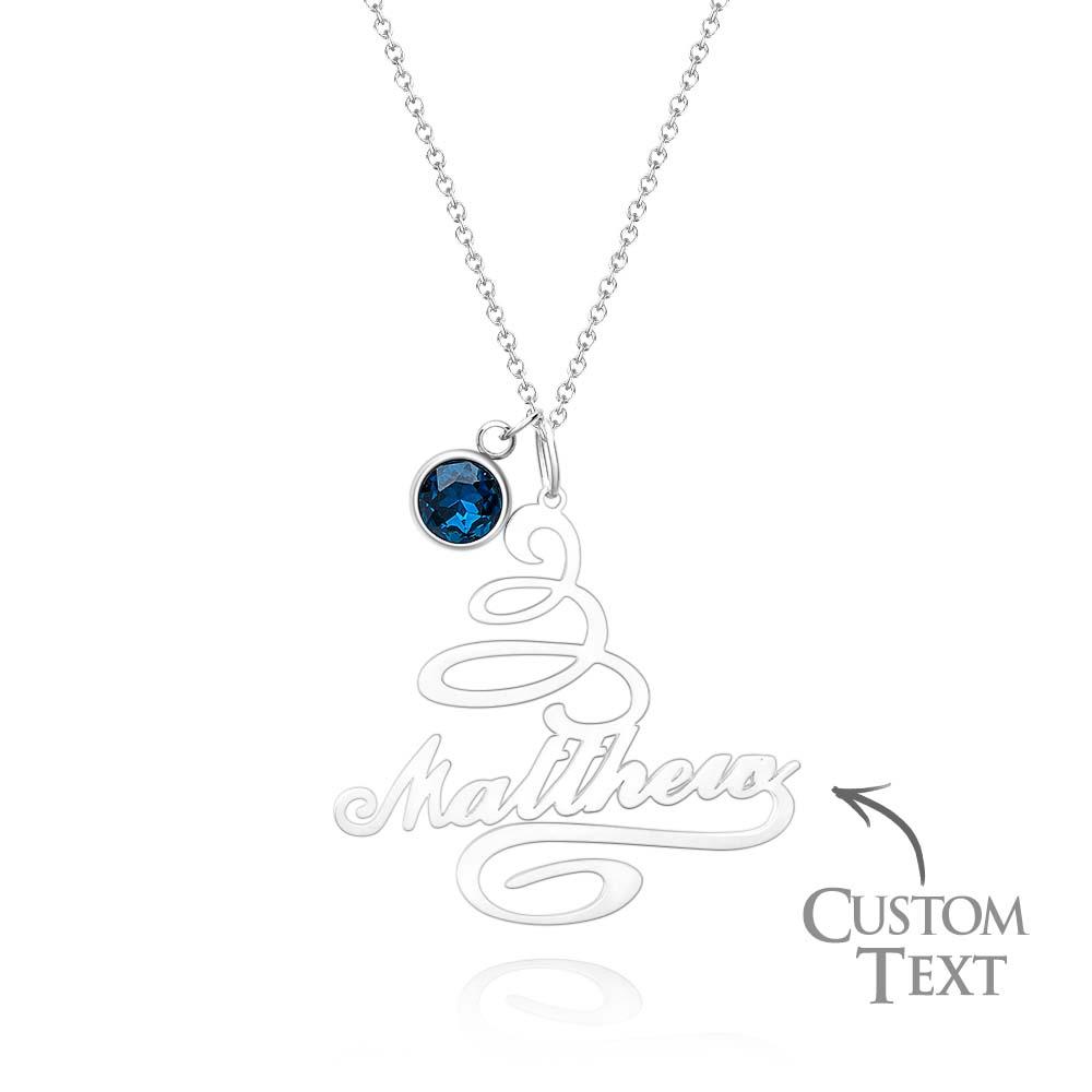 Presente Exclusivo Da Árvore De Natal Com Nome Personalizado Birthstone - soufeelbr