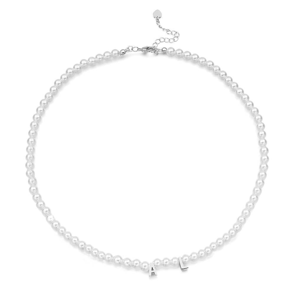 Colar De Pérolas Personalizado Com Nome Personalizado Para Ela - soufeelbr