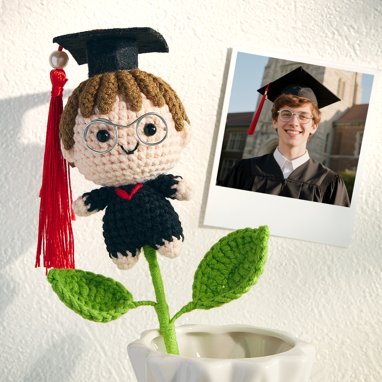 Presentes De Formatura: Bonecas De Crochê Feitas À Mão Com Personalidade - soufeelbr