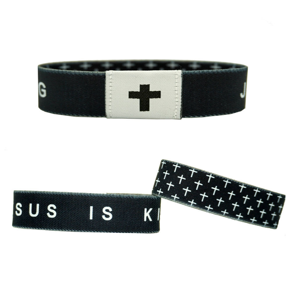 Pulseira Versículo Bíblico Pulseira Nfc Cristã Jesus É Rei - soufeelbr