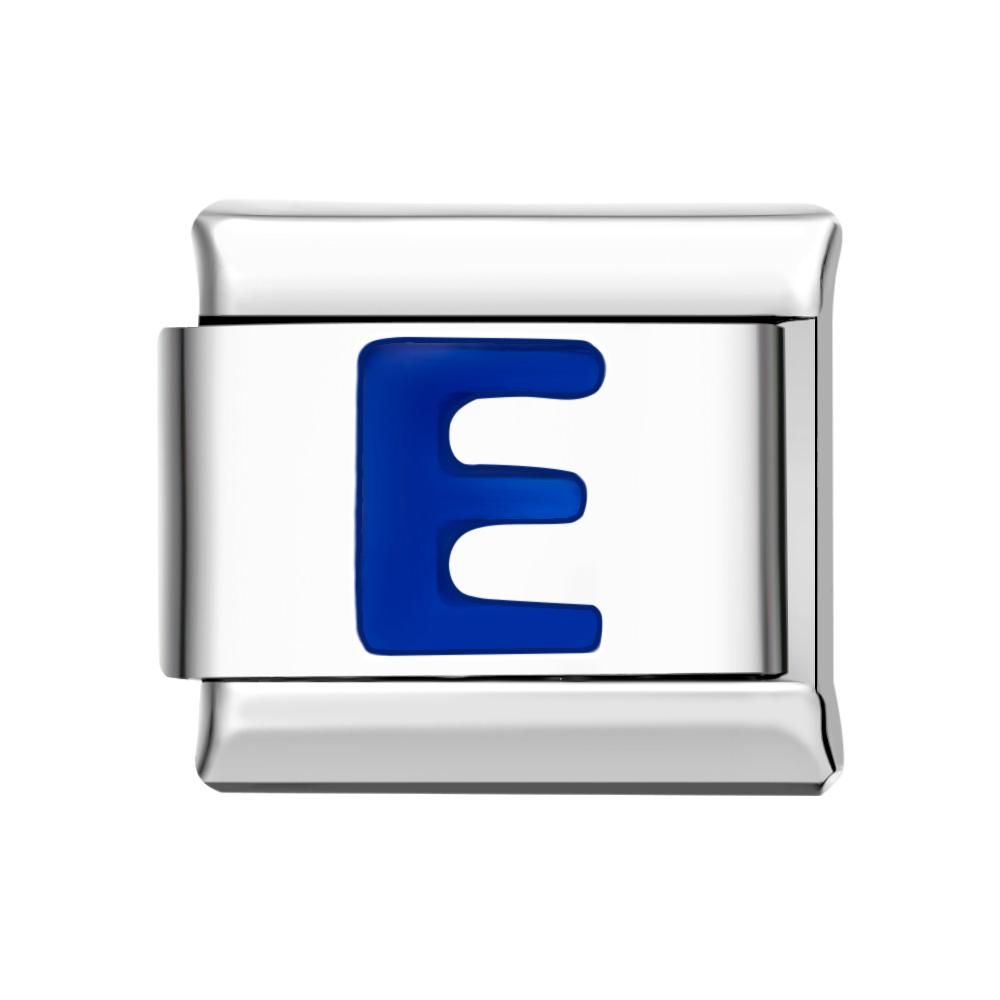 Charme Italiano Azul E Para Pulseiras Italianas Composable Link - soufeelbr