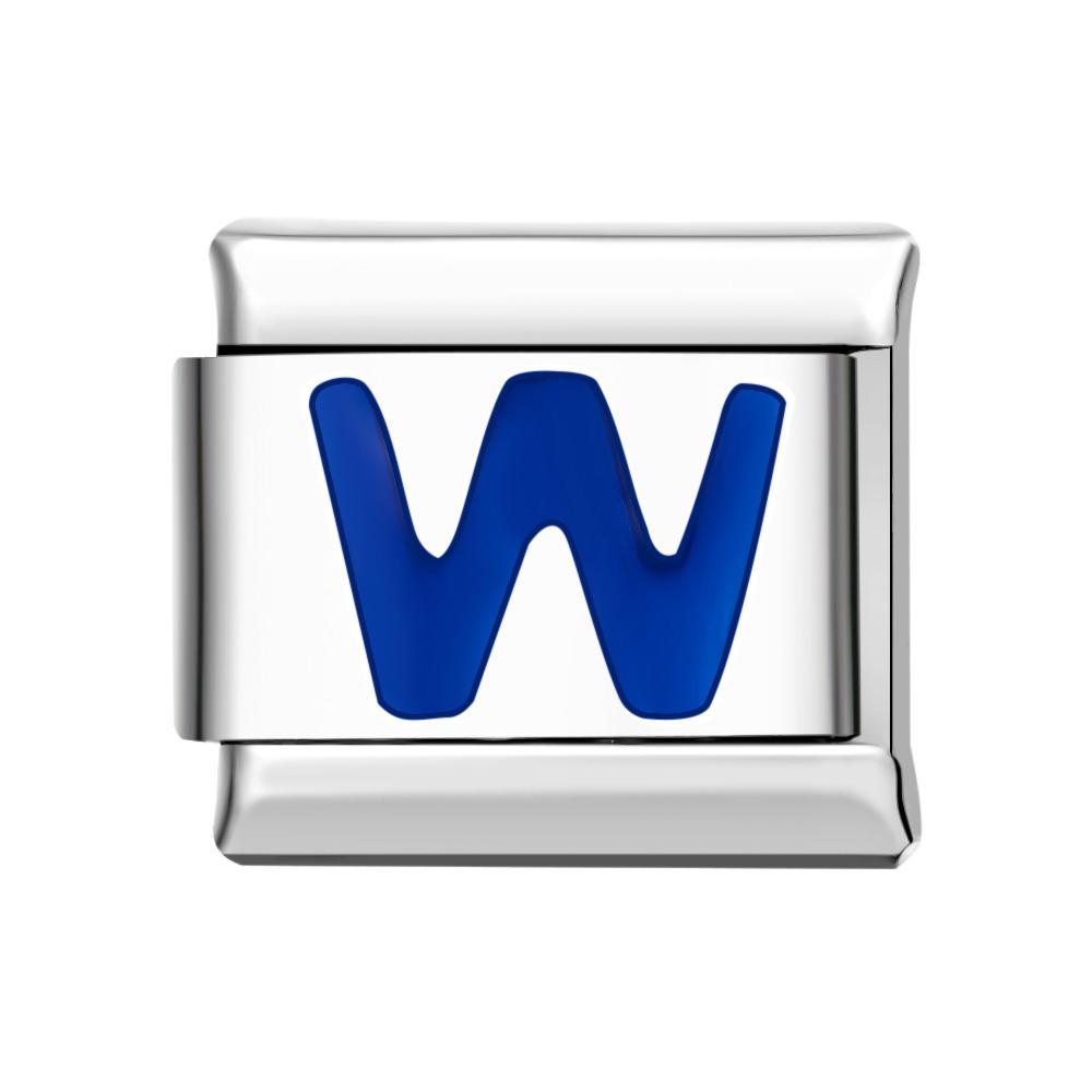 Charme Italiano Azul W Para Pulseiras Italianas Composable Link - soufeelbr