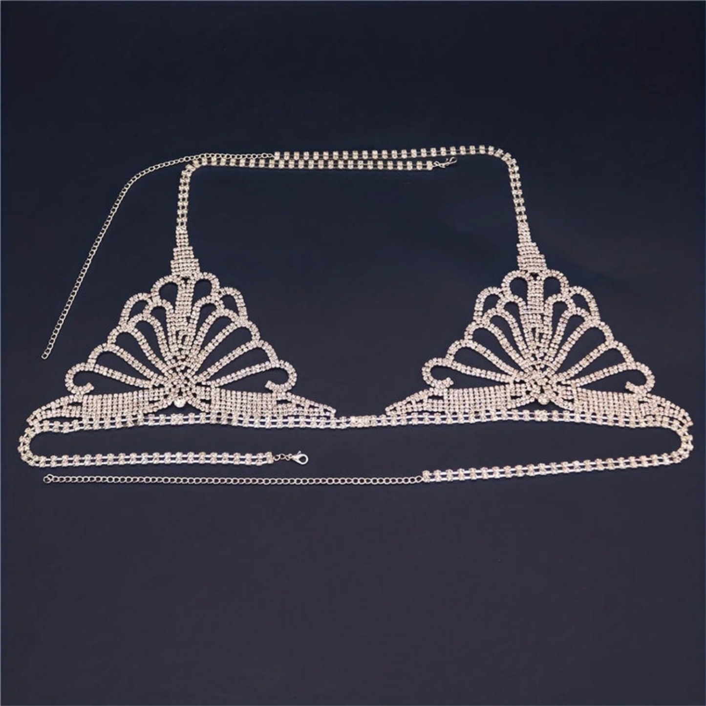 Conjunto De Sutiã Diamond Ultimate Sparkle E Corrente - soufeelbr