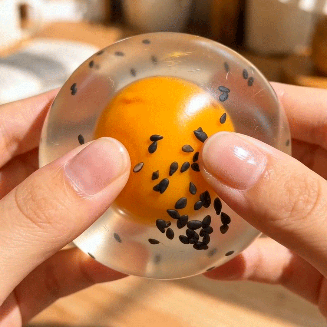 Brinquedo Mole De Gema De Ovo Crocante – Presente Crocante De Alívio Do Estresse Sensorial Para Crianças E Adultos, Perfeito Para Festas De Natal, Halloween E Aniversário - soufeelbr