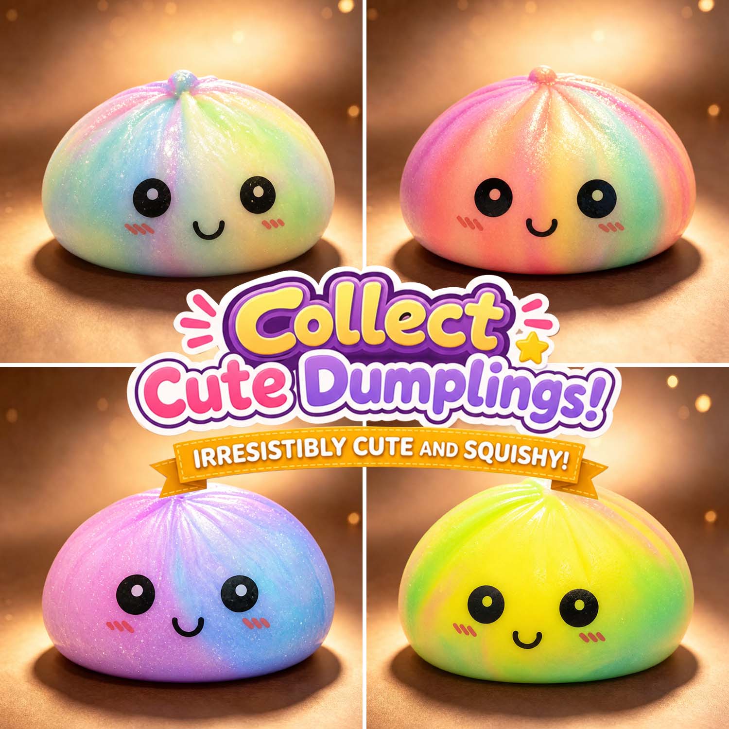 Pãozinho Cozido No Vapor Com Carinha Colorida - Caixa Surpresa De Brinquedo Macio E Fofo Para Apertar, Presente Com Estilo Aleatório - soufeelbr