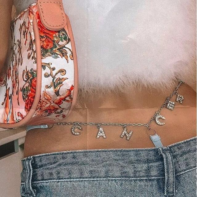 Tanga De Letra De Strass Personalizada Com Corrente Personalizada Tanga Sexy - soufeelbr