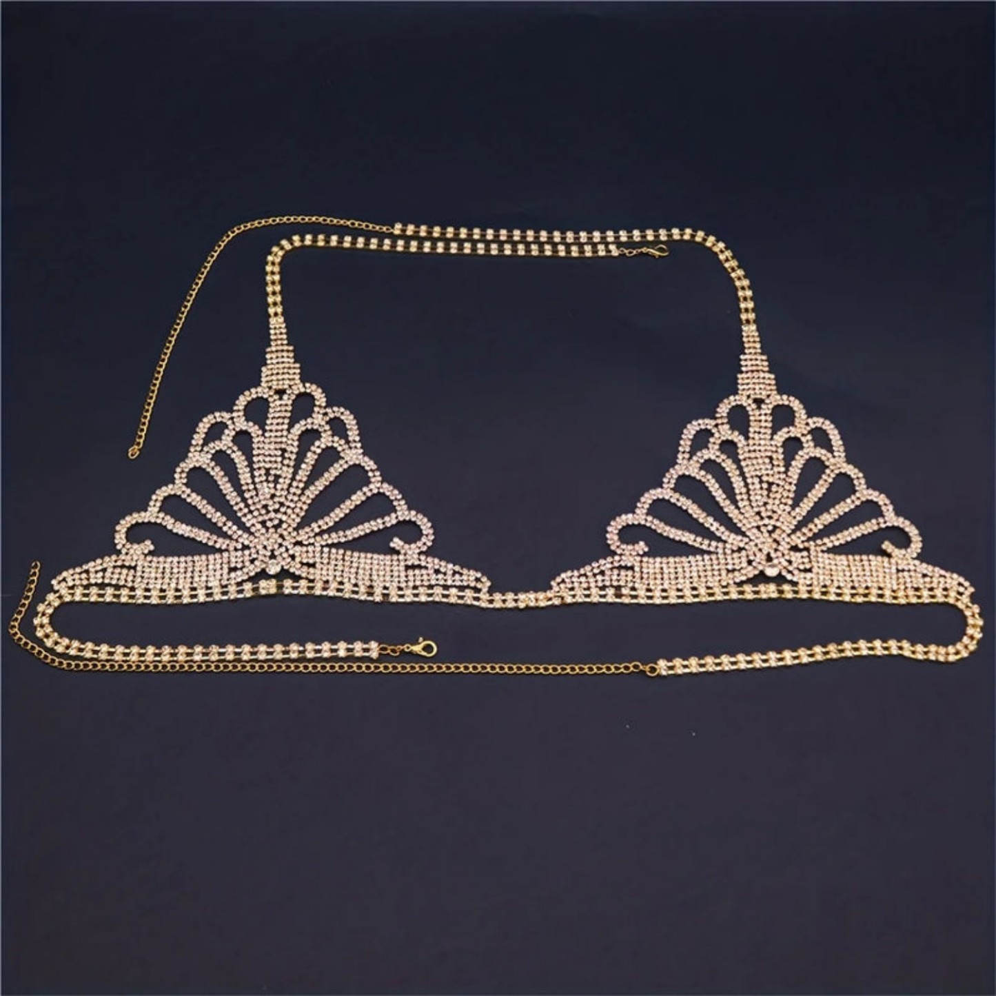Conjunto De Sutiã Diamond Ultimate Sparkle E Corrente - soufeelbr