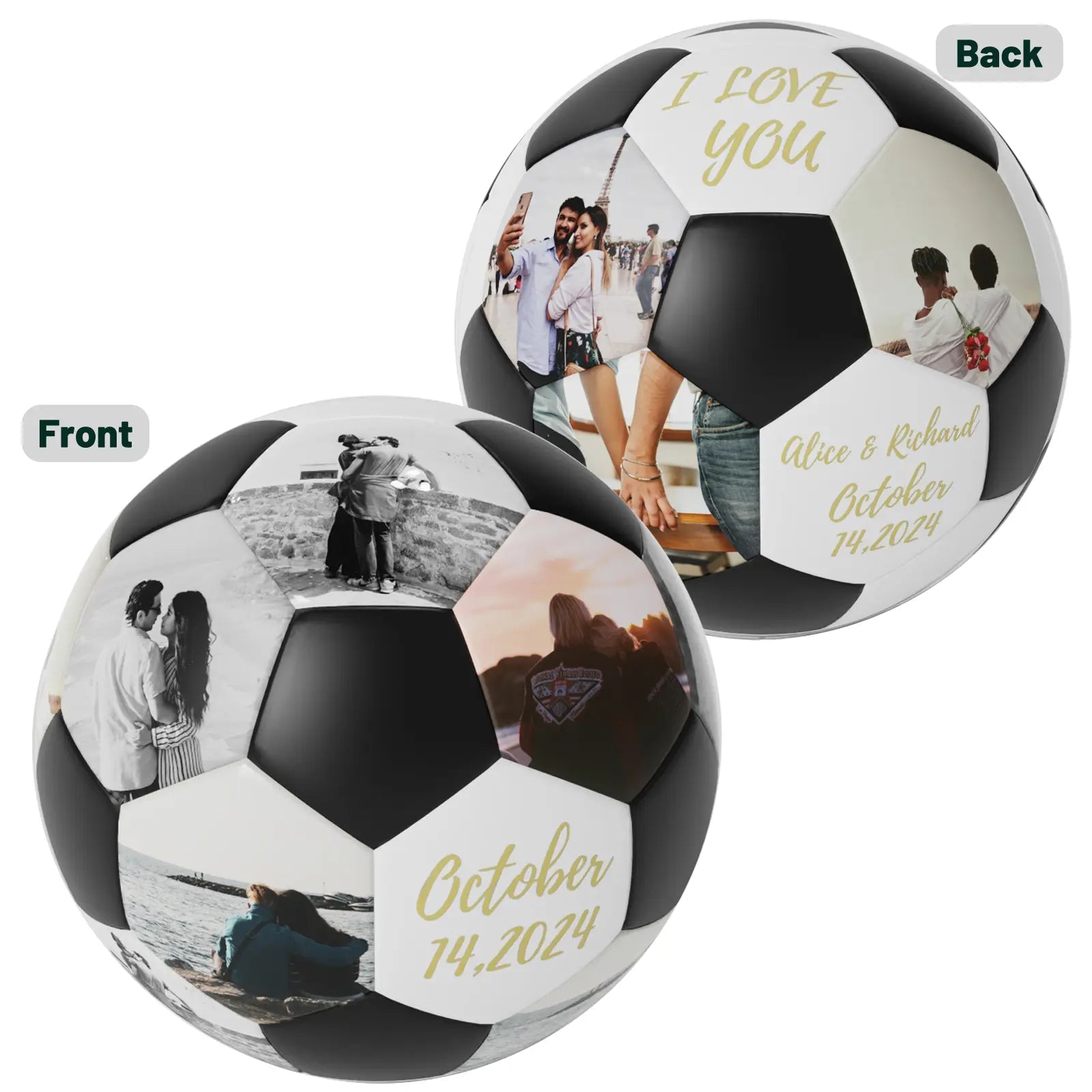 Bola De Futebol Personalizada, Presente De Aniversário Para Fãs De Futebol, Lembrança De Jogo De Futebol, Decoração De Quarto. - soufeelbr